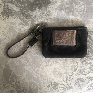 Coach | Black Poppy Wristlet